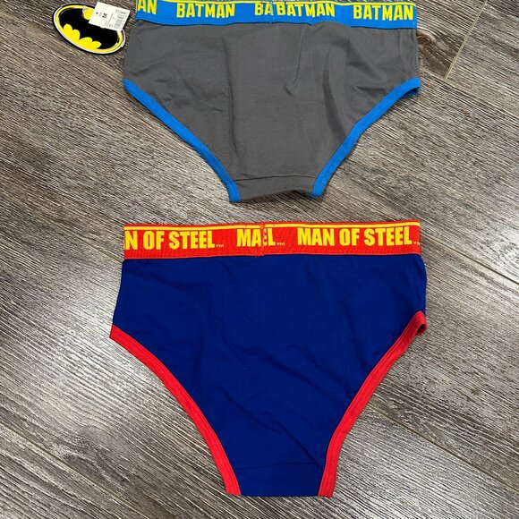 DC Comics Men’s Briefs – Superman & Batman – Size Medium (Lot of 2) - Picture 3 of 3